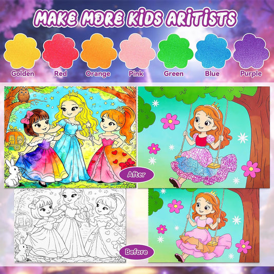 Paint with Water Coloring Book