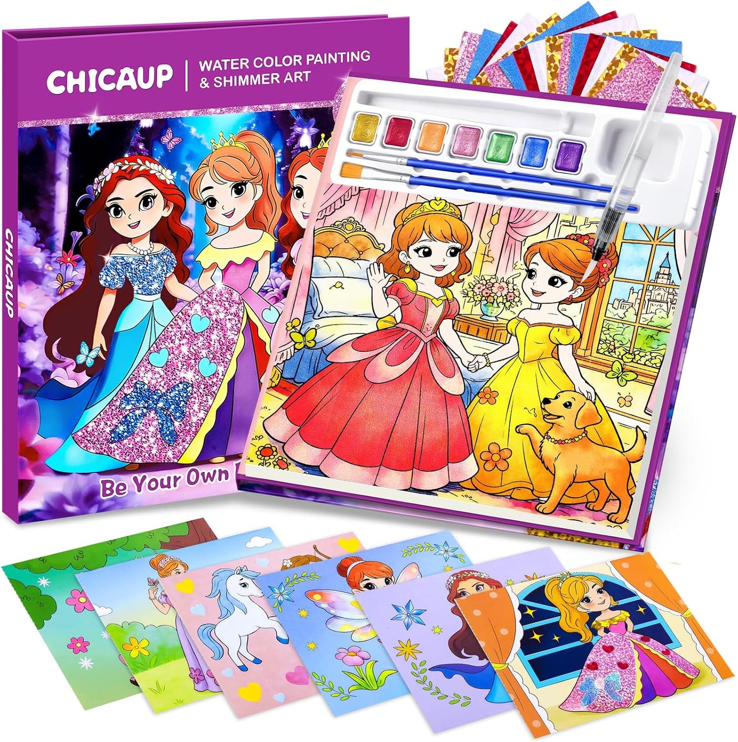 Paint with Water Coloring Book