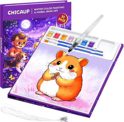 Paint with Water Coloring Book