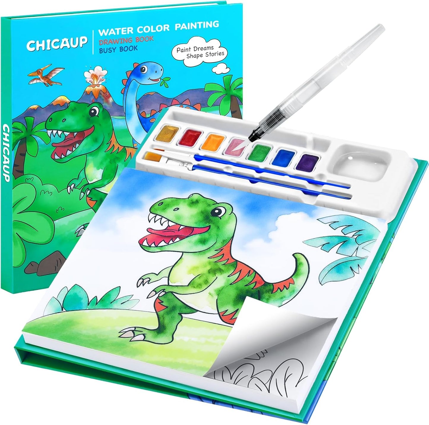Paint with Water Coloring Book