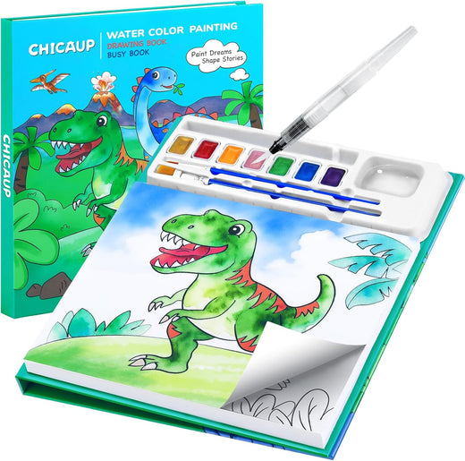 Paint with Water Coloring Book