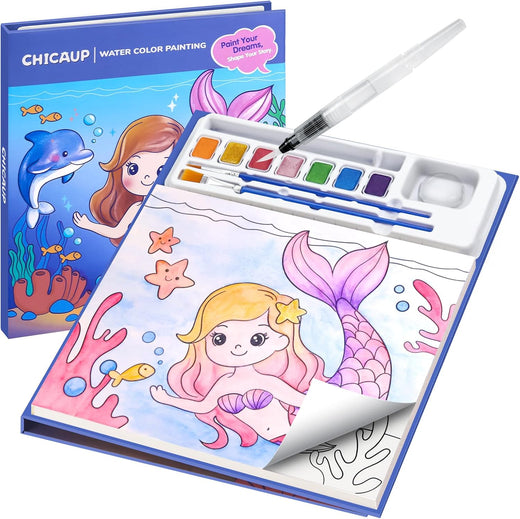 Paint with Water Coloring Book
