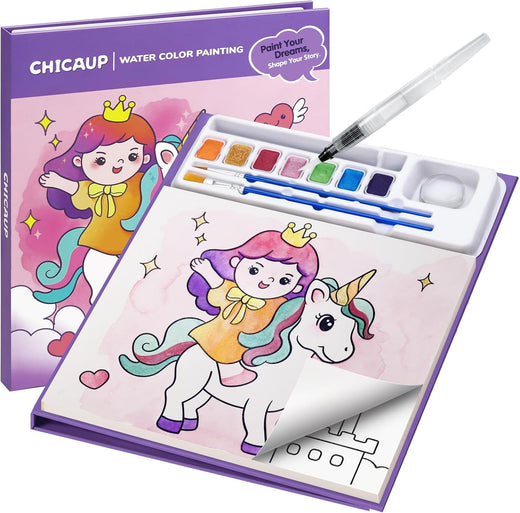 Paint with Water Coloring Book