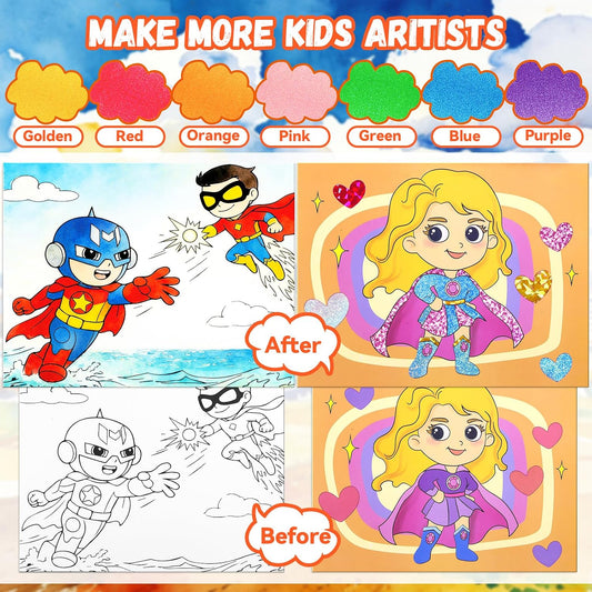 Paint with Water Coloring Book