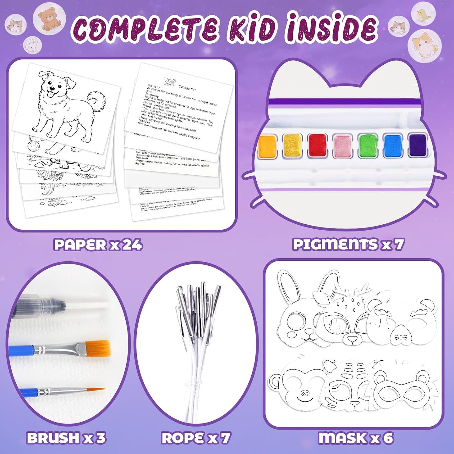Paint with Water Coloring Book