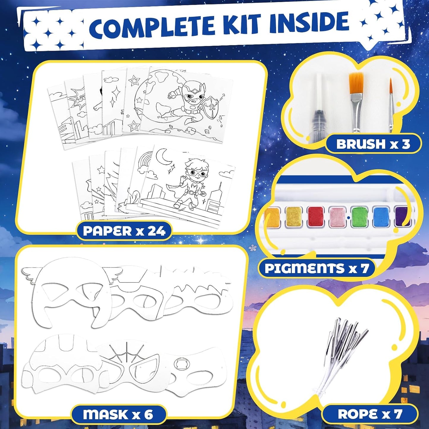 Paint with Water Coloring Book