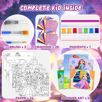 Paint with Water Coloring Book