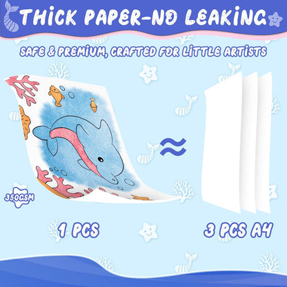 Paint with Water Coloring Book