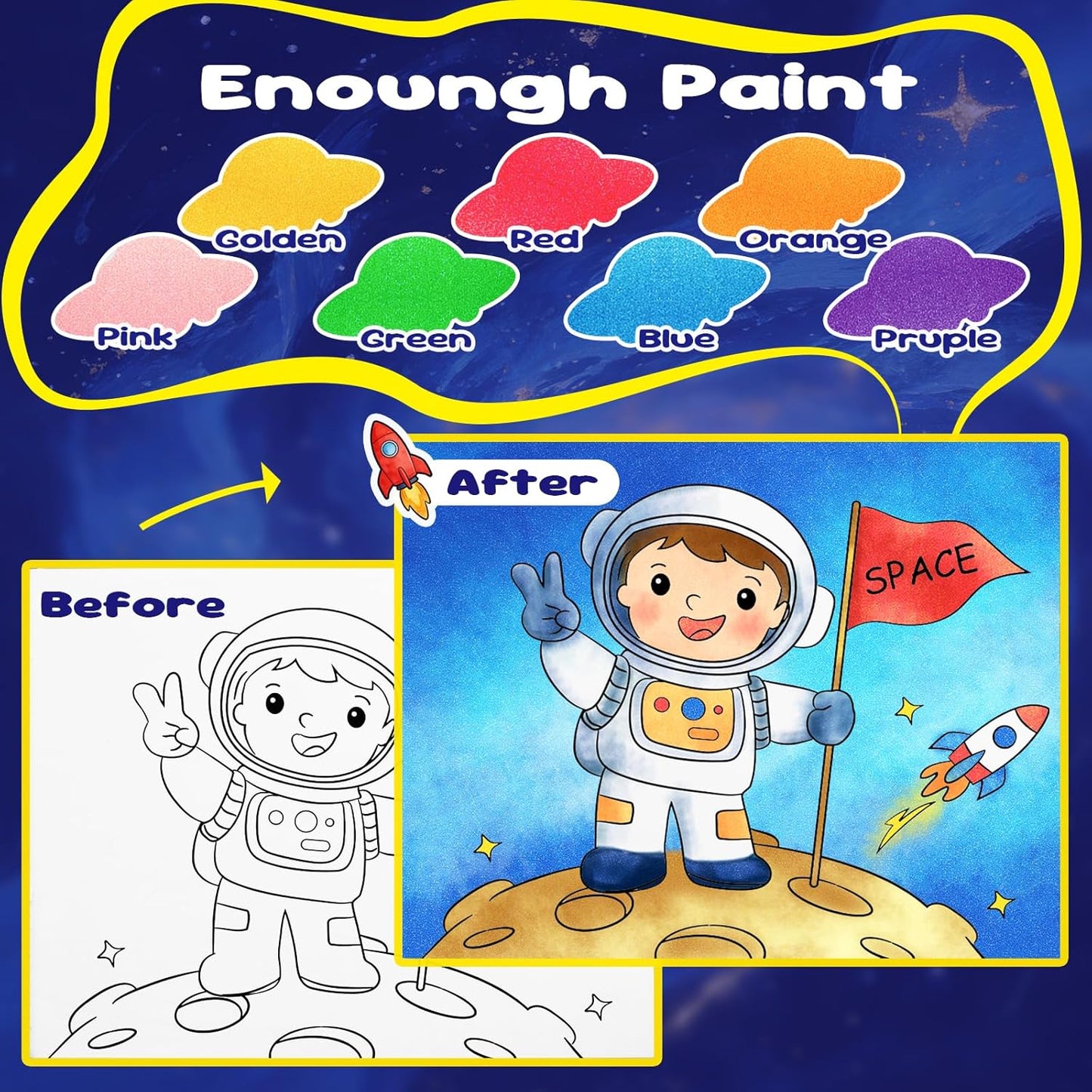 Paint with Water Coloring Books