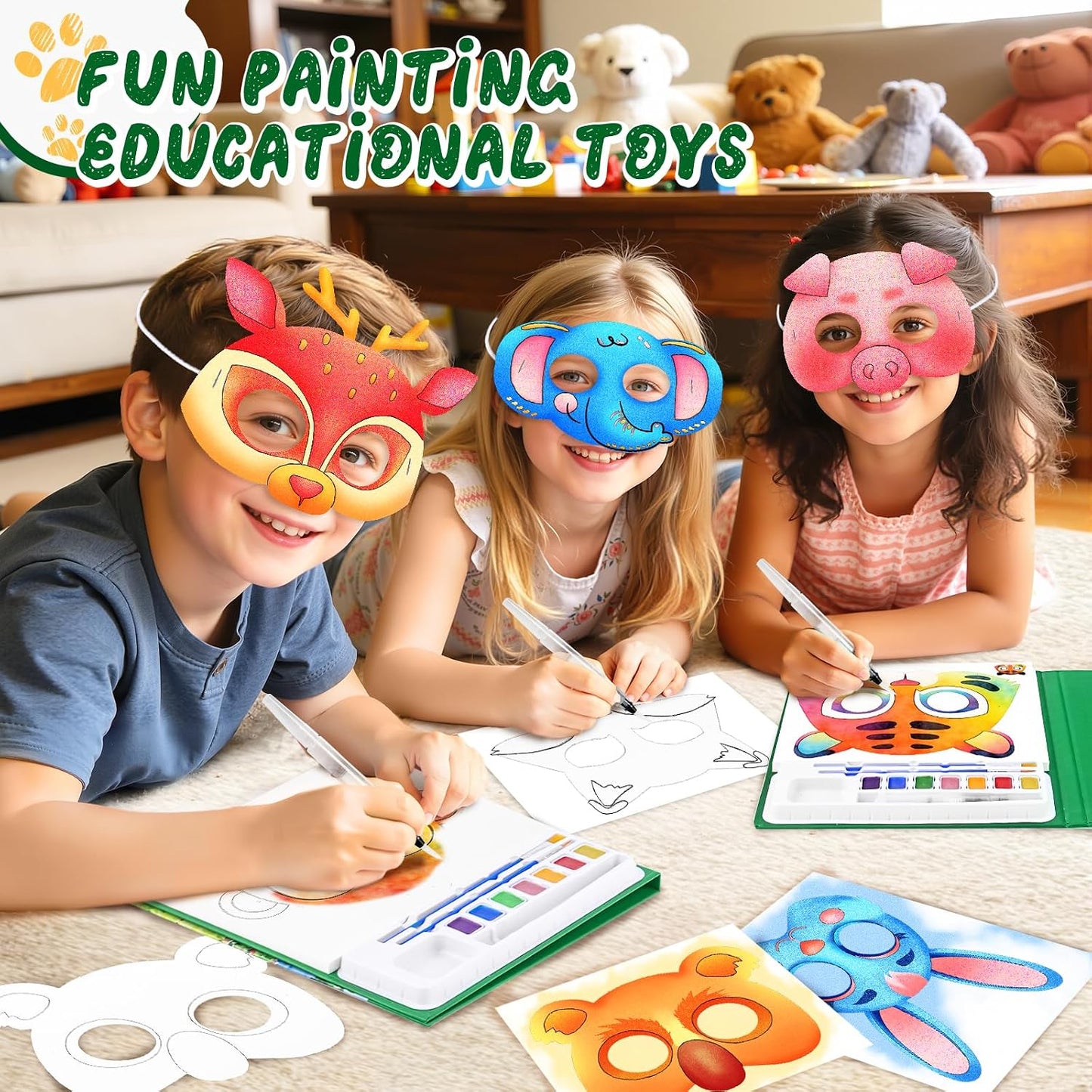 Paint with Water Coloring Book