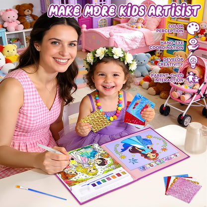 Paint with Water Coloring Book