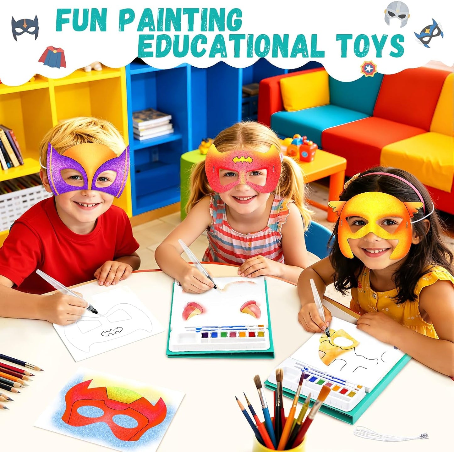 Paint with Water Coloring Book
