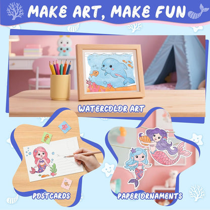 Paint with Water Coloring Book