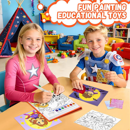 Paint with Water Coloring Book