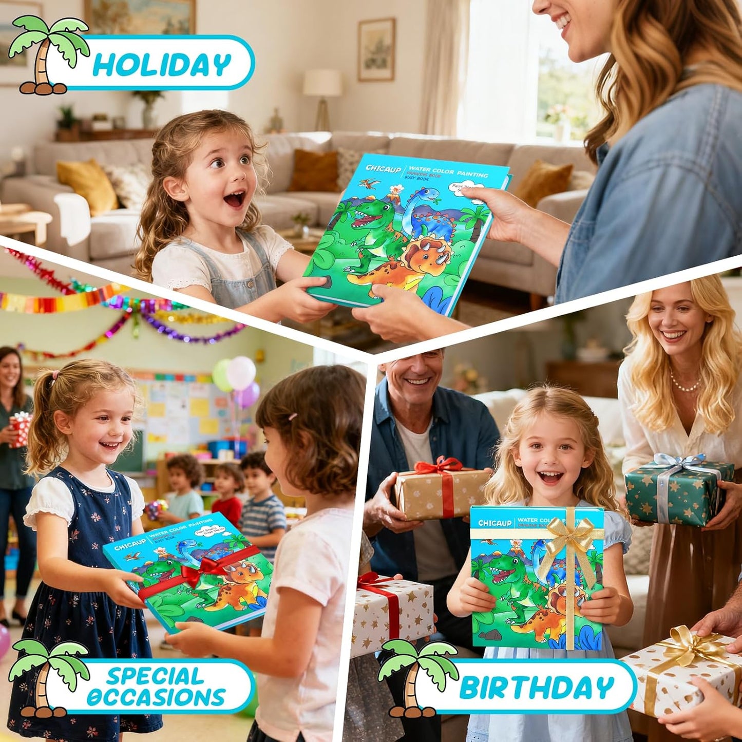 Paint with Water Coloring Book