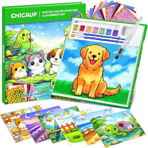Paint with Water Coloring Book