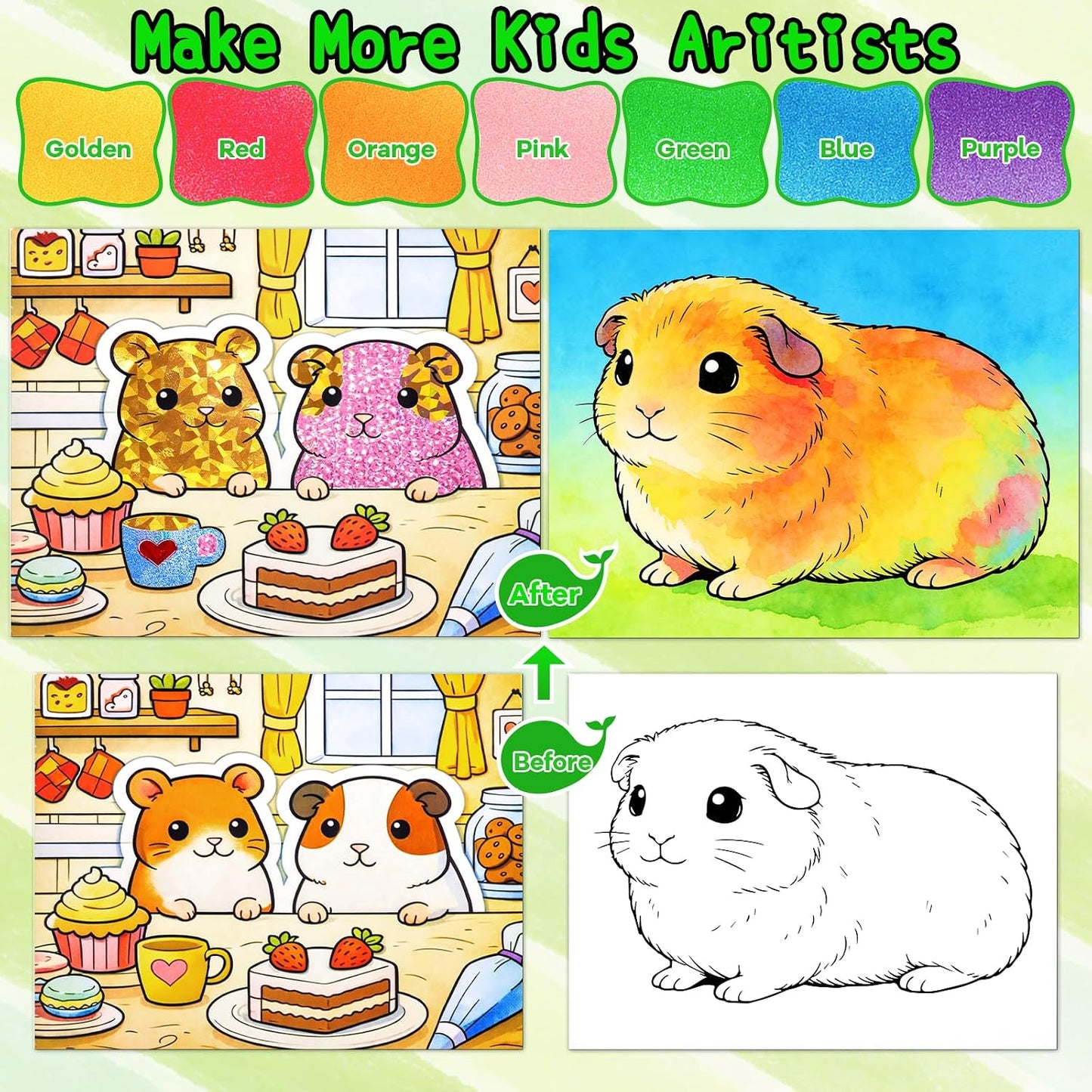 Paint with Water Coloring Book