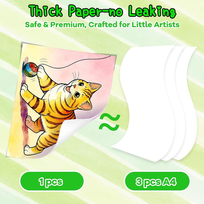 Paint with Water Coloring Book