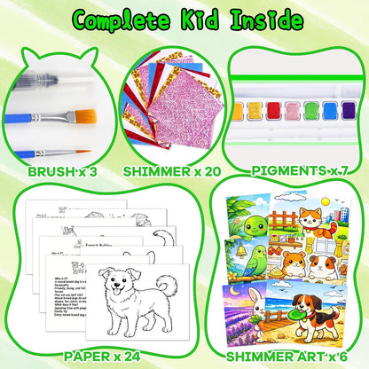 Paint with Water Coloring Book