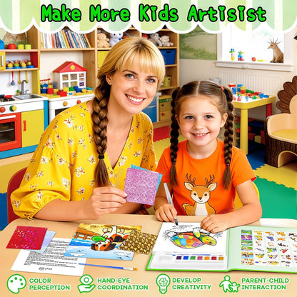 Paint with Water Coloring Book