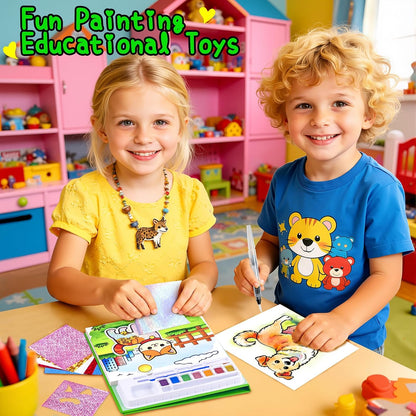 Paint with Water Coloring Book