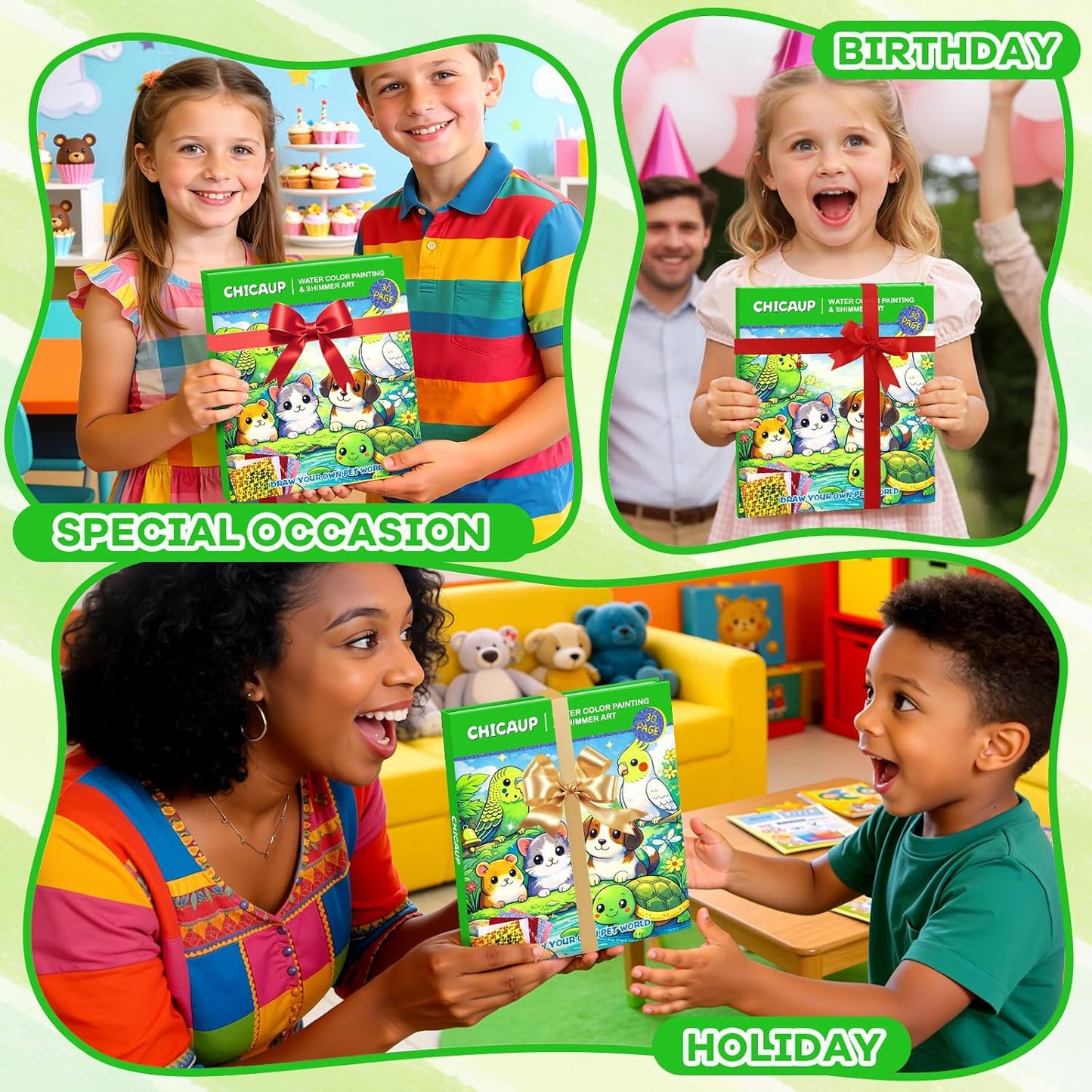 Paint with Water Coloring Book